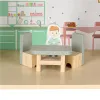 Domek dla lalek drewniany LULILO Peonio 70cm LED róż-838306