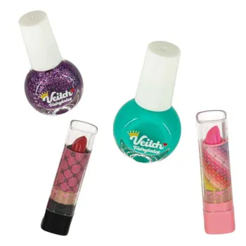 Kosmetyki do makijażu make up lakiery kosmetyczka spódniczka zestaw 22 elementy-838254