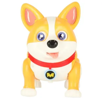 Pies piesek interaktywny robot Corgi świecące uszy muzyka-838147