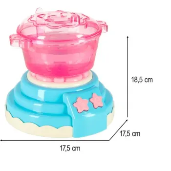 Klej żel kryształowy 3D crystal glue magiczna kuchnia szablony kreatywny zestaw 62 elementy niebieski-838691
