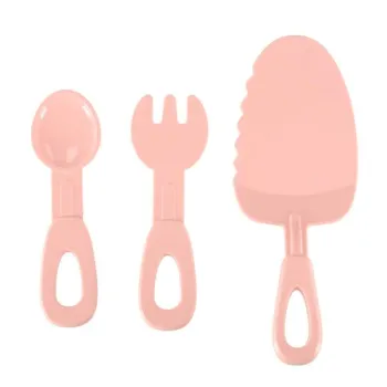 Tort urodzinowy piętrowy do krojenia na rzepy muzyka światła kuchnia 16 elementów różowy-838240