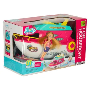 Łódź dla lalek jacht imprezowy rozkładany lalka deska surfingowa-838094