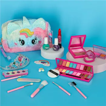 Kosmetyki do makijażu make up lakiery kosmetyczka spódniczka zestaw 22 elementy-838256