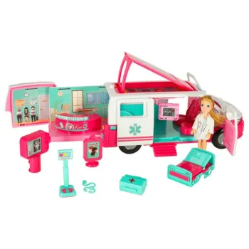 Karetka pogotowia ambulans mobilny szpital lalka akcesoria-838060