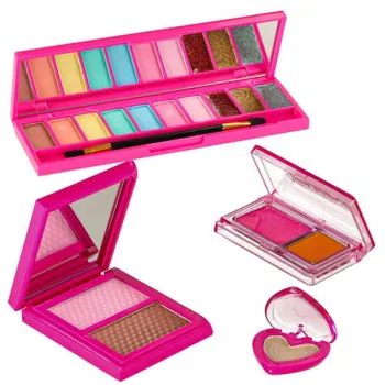 Kosmetyki do makijażu make up lakiery kosmetyczka spódniczka zestaw 22 elementy-838250