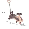 Jeździk grawitacyjny LED Swing FIX S2 skuter z rączką fioletowy max 100kg-839673