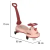 Jeździk grawitacyjny LED Swing FIX S1 skuter z rączką różowy max 65kg-839618