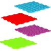 Mata sensoryczna puzzle montessori do masażu stóp 8 elementów kolorowe-839795