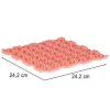 Mata sensoryczna puzzle montessori do masażu stóp 8 elementów kolorowe-839807