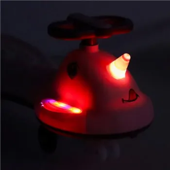 Jeździk grawitacyjny LED Swing FIX S1 skuter z rączką różowy max 65kg-839616