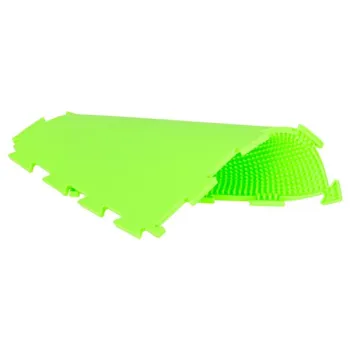 Mata sensoryczna puzzle montessori do masażu stóp 8 elementów kolorowe-839799