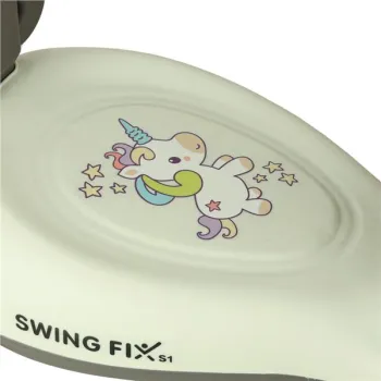 Jeździk grawitacyjny LED Swing FIX S1 skuter z rączką szary max 65kg-839628