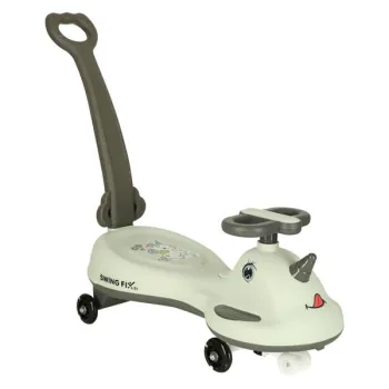 Jeździk grawitacyjny LED Swing FIX S1 skuter z rączką szary max 65kg-839621