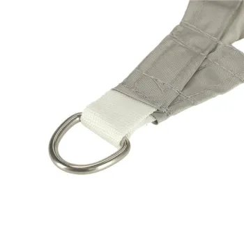 Żagiel przeciwsłoneczny LUARO ogrodowy tarasowy wodoodporny 4x3m prostokątny szary-839928