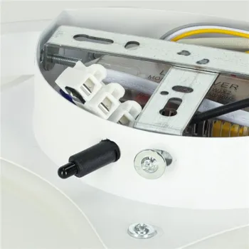 Lampa LED sufitowa plafon do pokoju dziecięcego ściemniana + pilot księżyc biała-839873