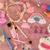 Kuferek zestaw kosmetyków do makijażu i paznokci makeup kosmetyki cienie lakiery szuflady syrenka-840051