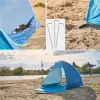 Namiot plażowy parawan samorozkładający na plażę ogród ogrodowy POPUP ochronny UV XXL-840899