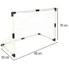 Bramka piłkarska do piłki nożnej dla dzieci treningowa 2szt  95 x 48 x 70 cm-840347