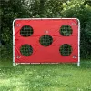 Bramka piłkarska do piłki nożnej dla dzieci treningowa 2w1 + mata celności 215 x 153 x 76 cm-840333