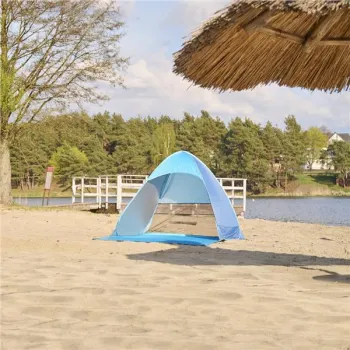 Namiot plażowy parawan samorozkładający na plażę ogród ogrodowy POPUP ochronny UV XXL-840898