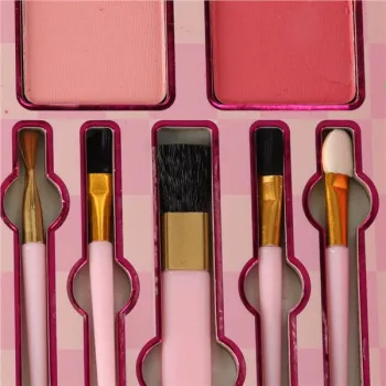Kuferek zestaw kosmetyków do makijażu i paznokci makeup kosmetyki cienie lakiery szuflady syrenka-840050