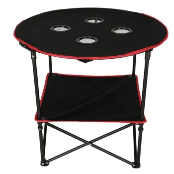 Stolik stół turystyczny składany przenośny kempingowy z pokrowcem 72 cm x 72 cm-840846