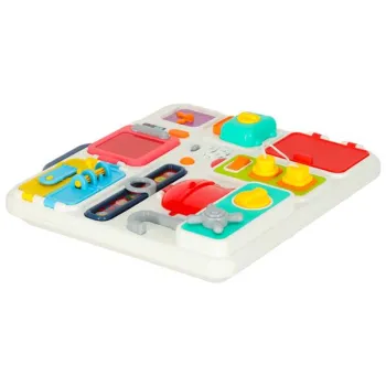 Tablica manipulacyjna sensoryczna montessori kuchnia zegar światło dźwięk-840245