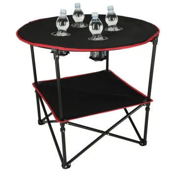 Stolik stół turystyczny składany przenośny kempingowy z pokrowcem 72 cm x 72 cm-840848