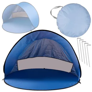 Namiot plażowy duży samorozkładający się automatyczny na plażę parawan ogrodowy XL 146x146cm + pokrowiec-840888
