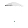 Parasol ogrodowy plażowy regulowany łamany składany UV 150cm szary-841471