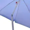 Parasol ogrodowy plażowy regulowany łamany składany UV 150cm niebieski-841429
