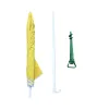 Parasol ogrodowy plażowy regulowany łamany składany UV 150cm żółty-841442