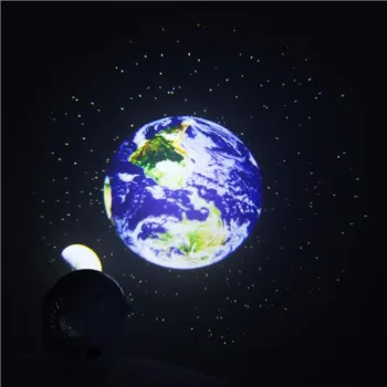 Projektor gwiazd nieba lampka nocna LED USB planetarium planety 12 dysków 360° timer-841480