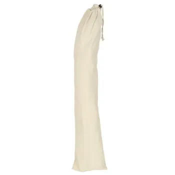 Krzesło brazylijskie z podnóżkiem leżak wiszący huśtawka 130cm beż-841137