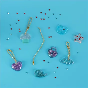 Kreatywny zestaw do robienia biżuterii koralików zawieszek magiczne pudełko UV-841103