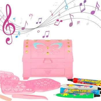 Kreatywny zestaw do robienia biżuterii koralików zawieszek magiczne pudełko UV-841095