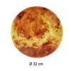 Zegar ścienny planeta mars z wyświetlaczem LED 32 cm pomarańczowy-842689