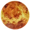 Zegar ścienny planeta mars z wyświetlaczem LED 32 cm pomarańczowy-842687
