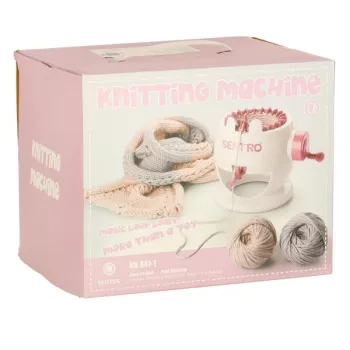 Maszyna do szycia krosno dziewiarska 22-igłowa + 2 kłębki włóczki-842775