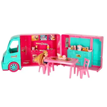 Samochód dla lalek kamper food truck zestaw 21 el.-842346