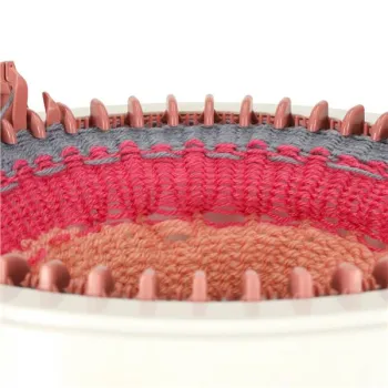 Maszyna do szycia krosno dziewiarskie 48-igłowa okrągła + 4 kłębki włóczki-842890