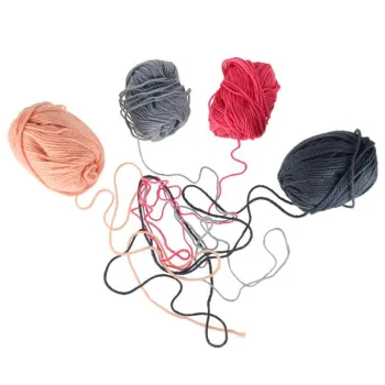 Maszyna do szycia krosno dziewiarskie 48-igłowa okrągła + 4 kłębki włóczki-842895