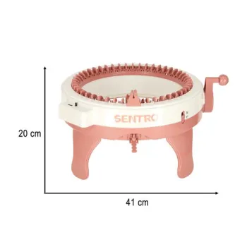 Maszyna do szycia krosno dziewiarskie 48-igłowa okrągła + 4 kłębki włóczki-842897