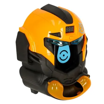Gra zręcznościowa robot kask strzelanie do celu pistolet kulki celownik-843806