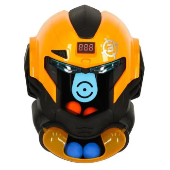 Gra zręcznościowa robot kask strzelanie do celu pistolet kulki celownik-843807
