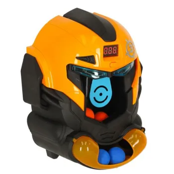 Gra zręcznościowa robot kask strzelanie do celu pistolet kulki celownik-843808