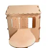 Domek ogrodowy drewniany stolik tablica kredowa 86 x 137 x 105 cm-844961