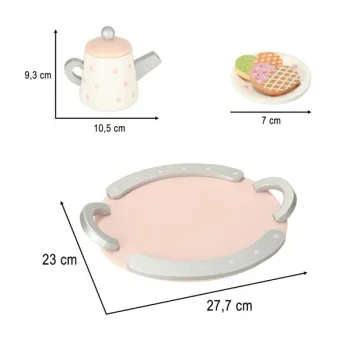 Serwis do herbaty kawy drewniany LULILO-844747