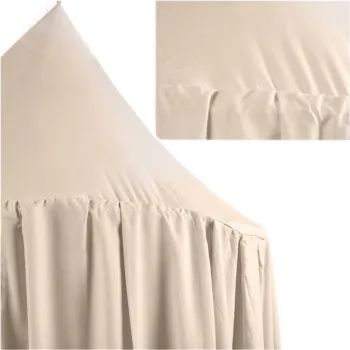 Baldachim kurtyna namiot tipi wiszący beż-844780