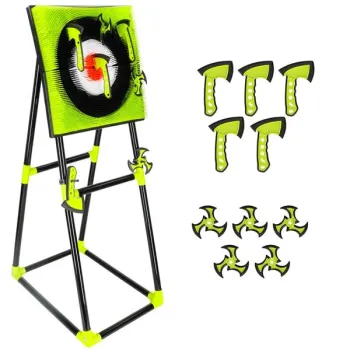 Tarcza dart silikonowa rzutki toporek gwiazdka akcesoria stojak zestaw XXL-844890